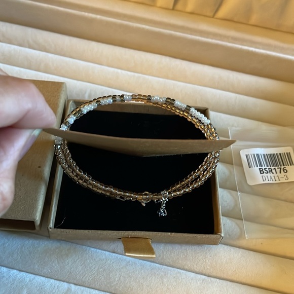 Joy, cuff Morse code bracelet - Picture 4 of 7